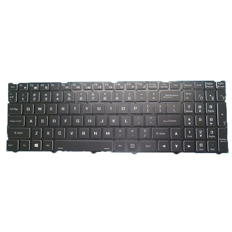 Backlit Keyboard For CLEVO PB50 PB70 CVM18H930094301 6-80-N15Z3-01A-1 English