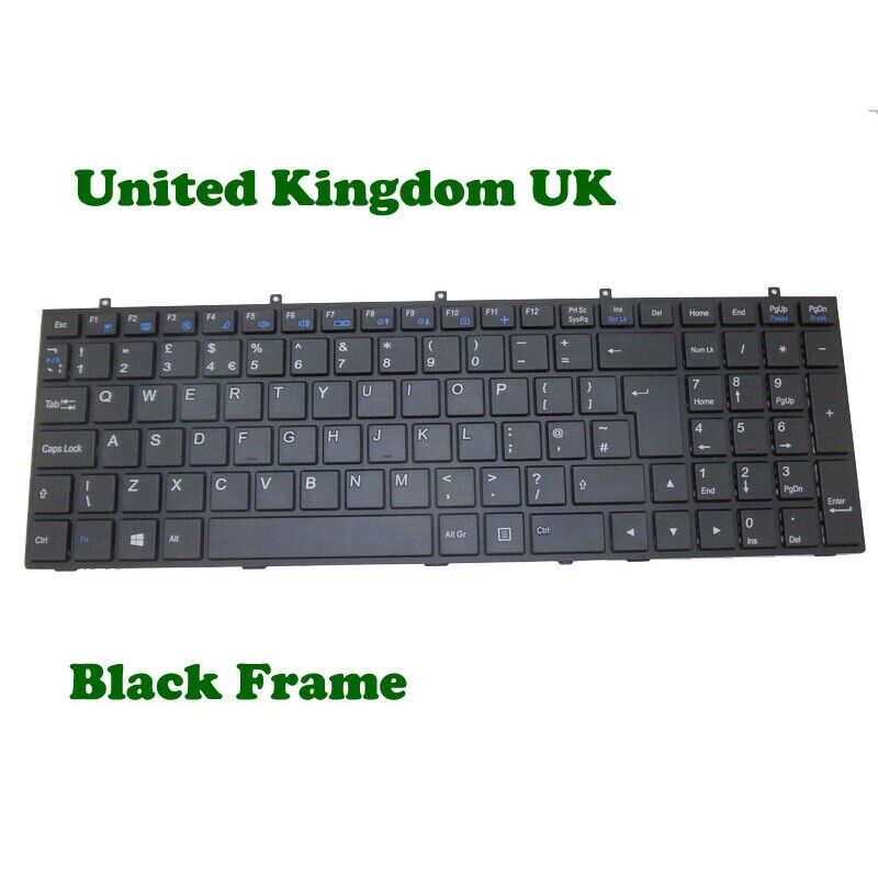 UK Backlit Keyboard For CLEVO W370 W370ET W370SK W370SS W370SSQ W370ST UK