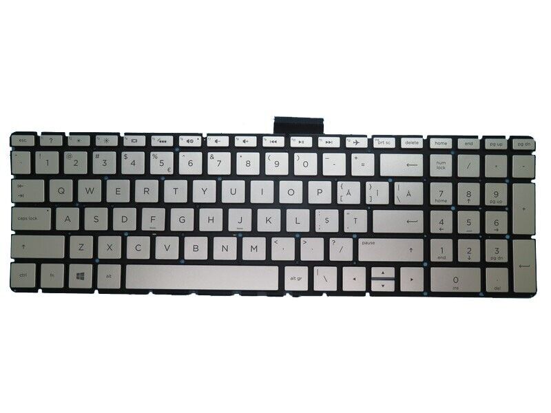 Laptop Keyboard For HP 17-BS000 silver with backlit Without Frame United States