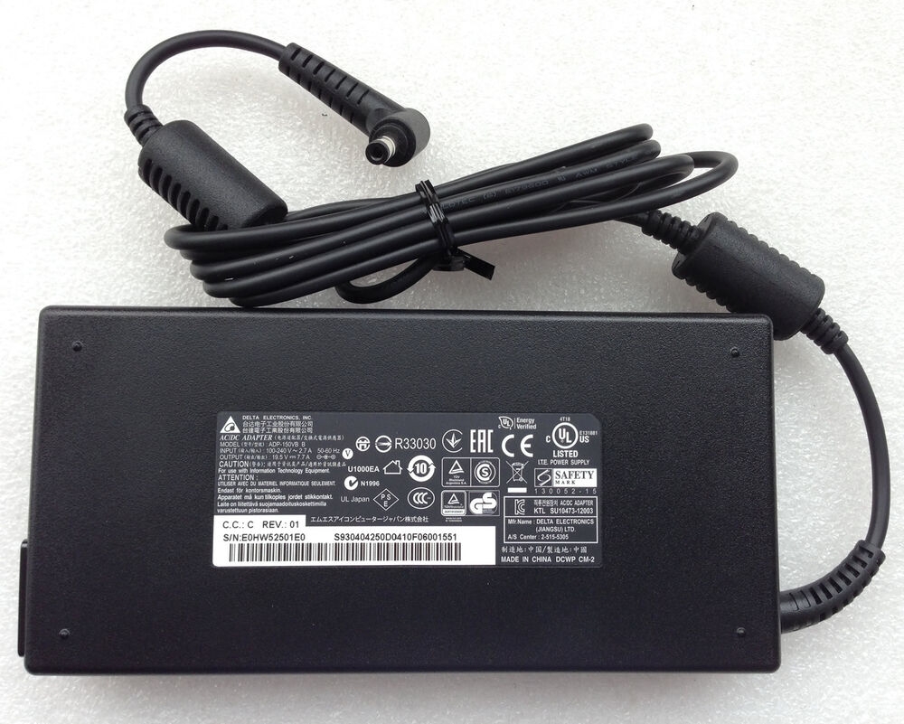 New Original OEM Delta 150W AC Adapter for MSI GS60 2PC(Ghost)-023RU,ADP-150VB B