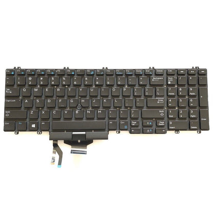 US Keyboard For DELL Precision 7530 7540 7730 7740 00NMVF Pointing Non-Backlit