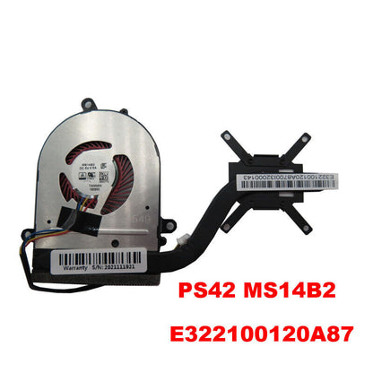 Laptop CPU FAN&Heatsink For MSI PS42 MS14B2 E322100120A87 PS42 8RC MS14B2-CPU