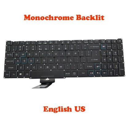 Monochrome Backlight Keyboard For ACER LG05P-N12B3L PK133AU1B10 ACM20M1/3CU NKI1