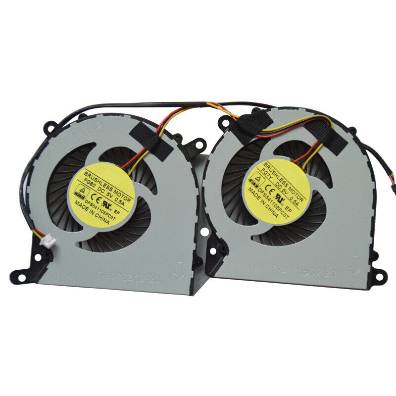 Laptop GPU Fan For Sager NP8650 NP8651 NP8652 NP8657 NP8658 NP8658-S DC5V 0.5A