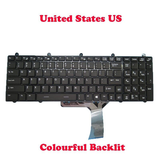 Backlit Keyboard For MSI GT60 GE60 2PC 2PE 2PF 2PG 2QD 2QE MS-16GF English