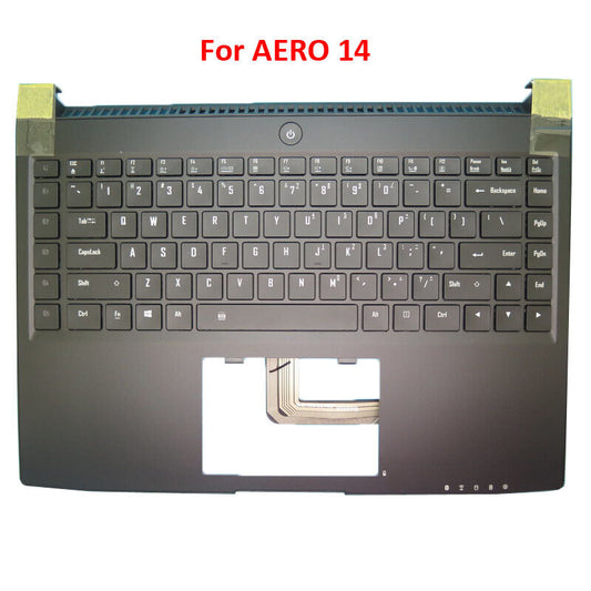 PalmRest&Keyboard For Gigabyte AERO 14 P64W7 4RKP6407-00000-US1 27363-64W61-J11S