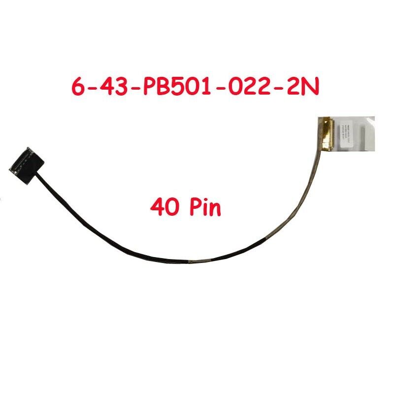 40Pin LCD Cable For CLEVO PB50EF PB51EF 6-43-PB501-022-2N 40Pin 1080P144HZ/4K