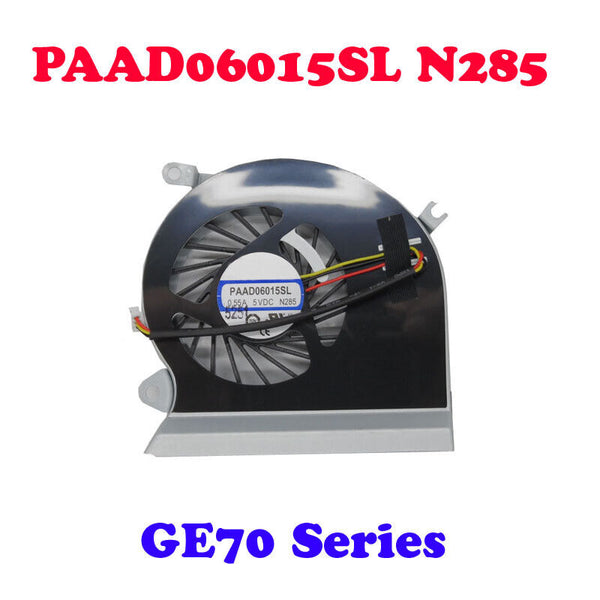 N285 CPU Fan For MSI GE70 2PC 2PE 2OE MS-1756 1757 175A PAAD06015SL-N285 MS16GH