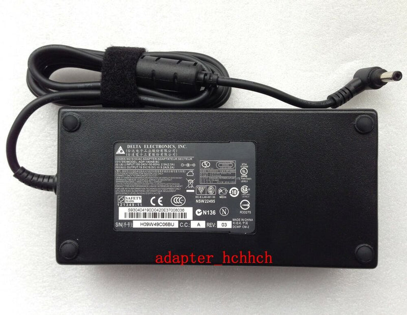 Original Delta AC Adapter for MSI Creator 15 A10SET-088 ADP-180NB BC,ADP-180TB H