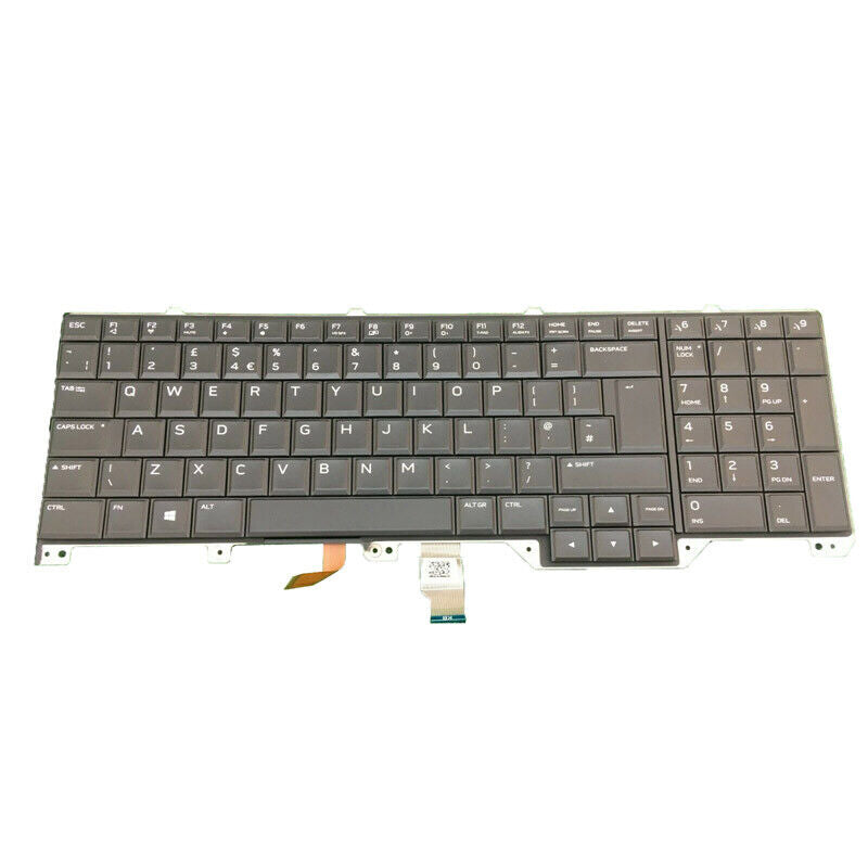 UK Keyboard For Alienware 17 R4 0MYC43 MYC43 PK131QB1A15 NSK-EE0BC 0U Backlit