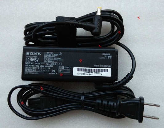 Original Sony 45W 10.5V/5V Adapter for VAIO SX12 VJS122C11N VGP-AC10V9,VJ8AC10V9
