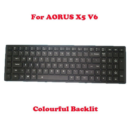 US Keyboard For Gigabyte For AORUS X5 V6 SKB1603-US VER:A02 2Z703-USX53-G33S
