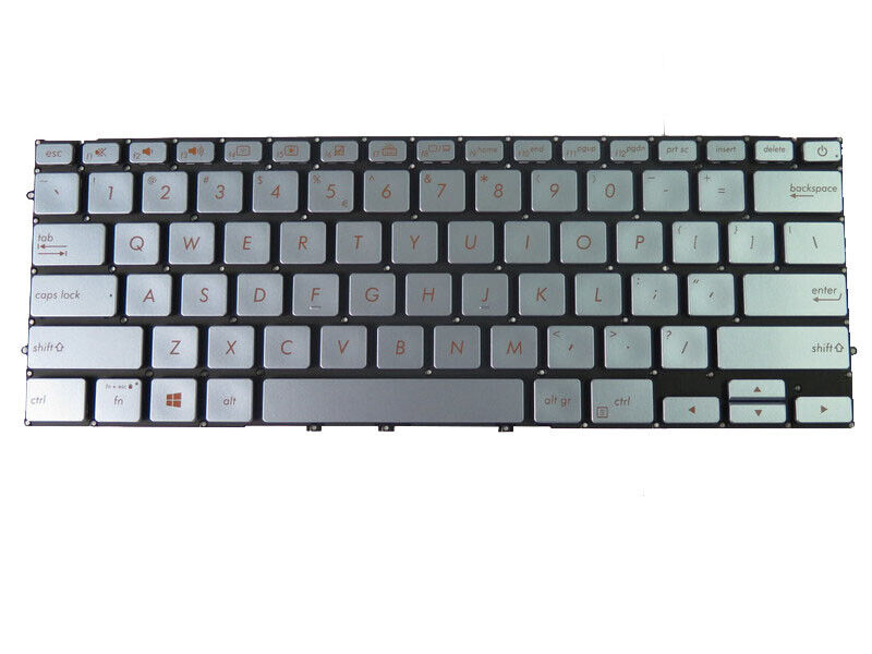 Laptop Keyboard For ASUS X431F X431FA X431FL Blue With Backlit US United States
