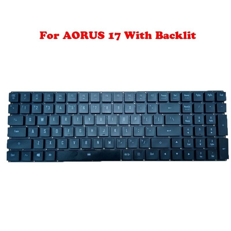 Mechanical US Keyboard For Gigabyte For AORUS 17 (9th Gen) AORUS 17 SA WA YA XA