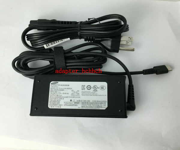 Original Samsung Notebook 7 Spin NP750QUA-K01US A18-065N2A PD-65ABH AC Adapter@@