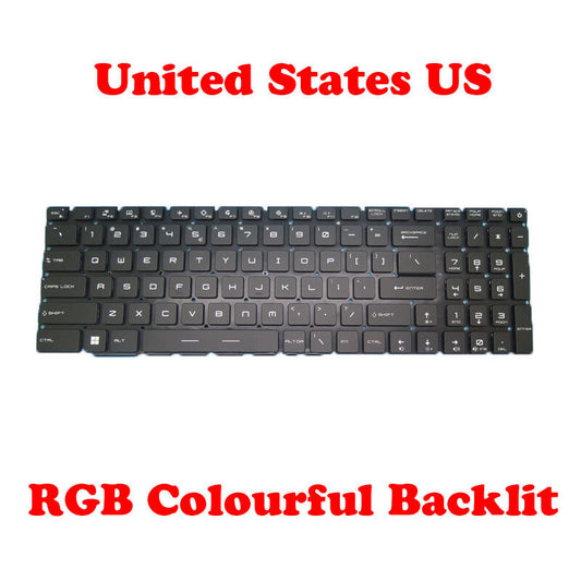Per-Key RGB Backlight Keyboard For MSI Stealth 17M A12U A12UE MS-17R1 English