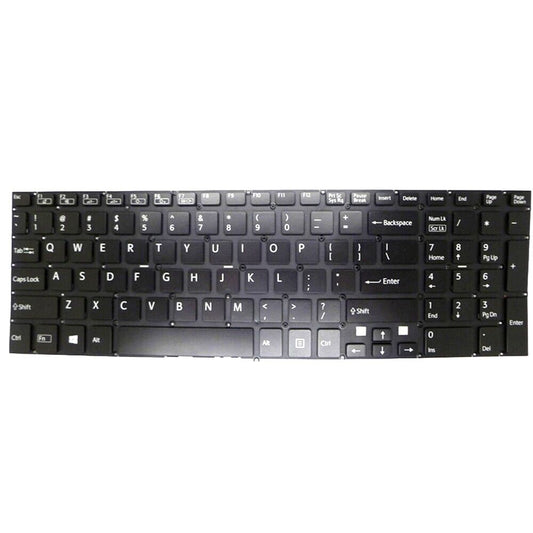 English US Laptop Keyboard For SONY For VAIO SVF152 SVF153 149239521US Black