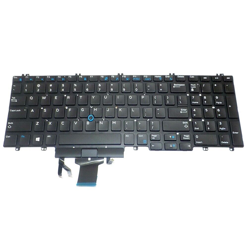 Backlit US Keyboard For DELL Precision 7530 7540 7730 7740 0266YW 266YW Pointing