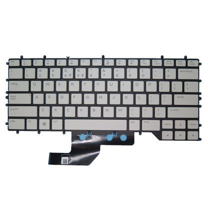 US Keyboard For Alienware M15 R2 R3 03CN77 3CN77 NSK-QGBBC 1D PK132KH1B01 White
