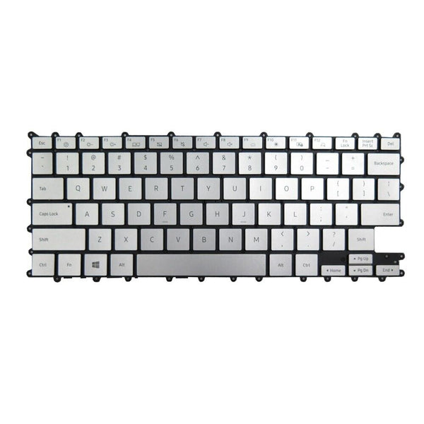 Keyboard For Samsung NP730QCJ 730QCJ English US BA59-04456A With Backlit Silver