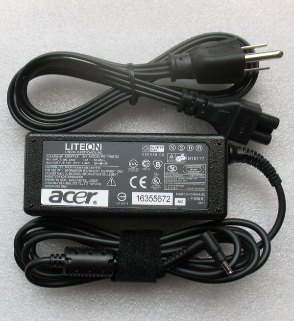 Original Genuine OEM 65W Power Cord/Charger Acer Aspire S7-191-6640,S7-191-6447