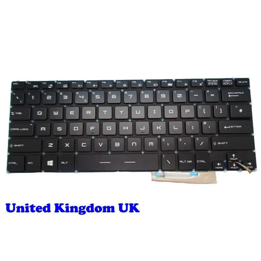UK Backlit Keyboard For MSI GS30 2M GS32 7QE GS40 6QE 6QD GS43VR 6RE 7RE MS-14A1