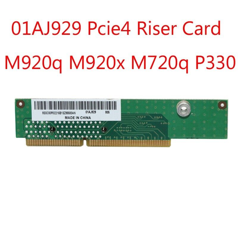 01AJ929 Pcie4 Riser Card For Lenovo ThinkCentre M920q M920x M720q ThinkStation