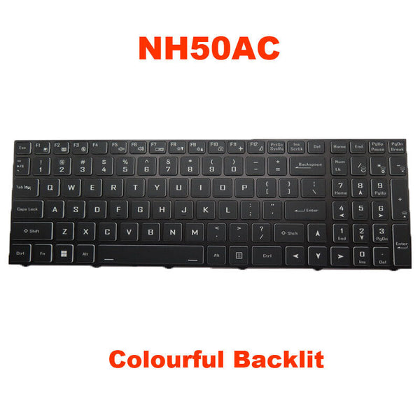 NH50AC Keyboard For CLEVO NH55ACQ NH57AC NH58AC NH50AF1 NH55AFW NH57AF1 NH58AF1