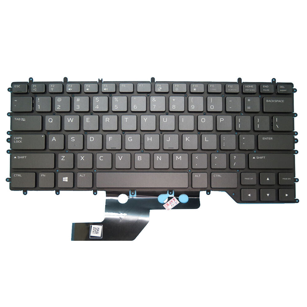 US Keyboard For Alienware M15 R2 R3 0080CF 080CF NSK-QGABC 01 PK132KH1A00 Black