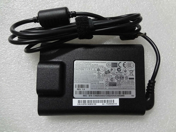 New Original Samsung Cord/Charger NP900X4C-A01US/A02US/A03US/A06US AA-PA3NS40/US