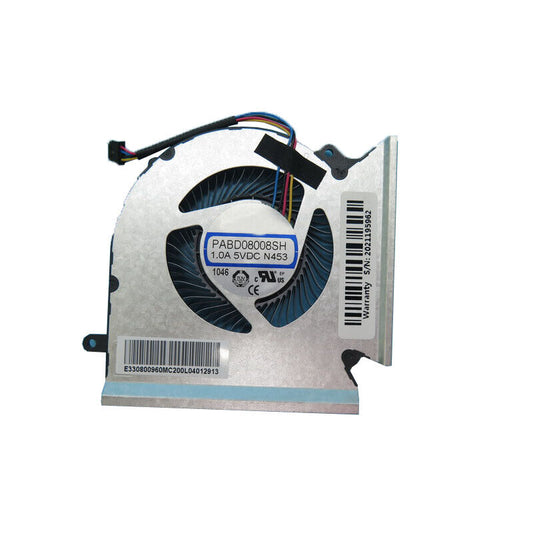 CPU Fan For MSI GE66 GP66 GL66 PABD08008SH N453 E330800960MC200 PABD08008SH-N453