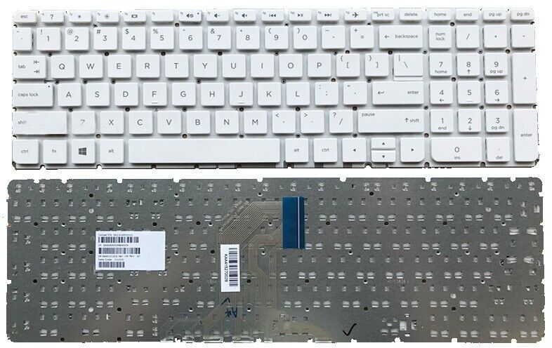 Laptop US Keyboard For HP 250 G4 255 G4 256 G4 15-AY000 15-AC000 15-AF000 White