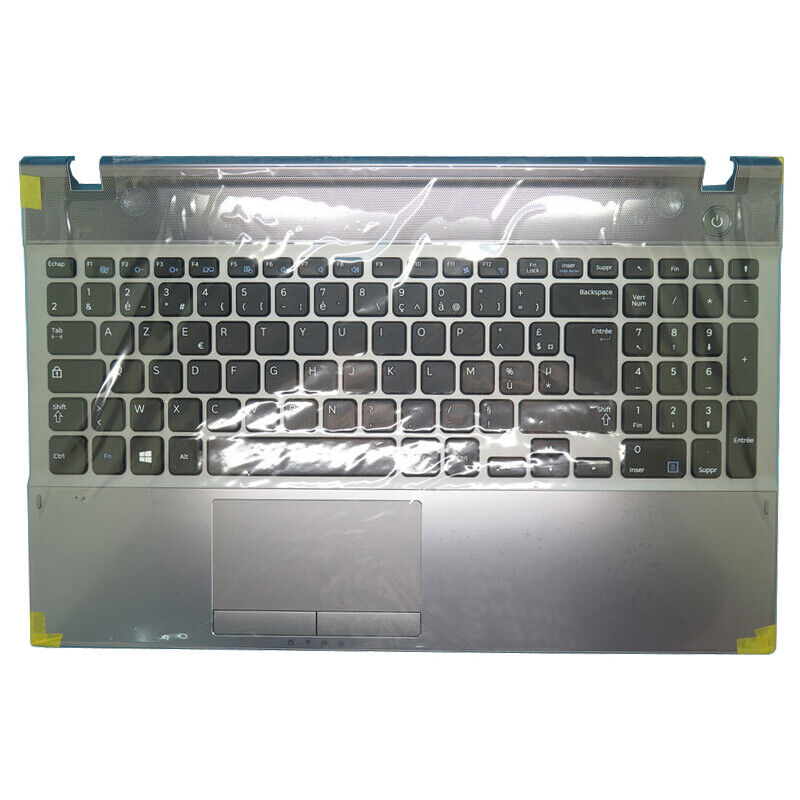 Keyboard Palmrest For Samsung NP550P5C 550P5C France FR Upper Case Touchpad New