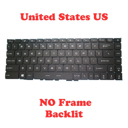 Backlit Keyboard For MSI GS66 V194222AK1 S1N3EUS2J2SA0 S1N-3EUS2J2-SA0 GP66 GE66