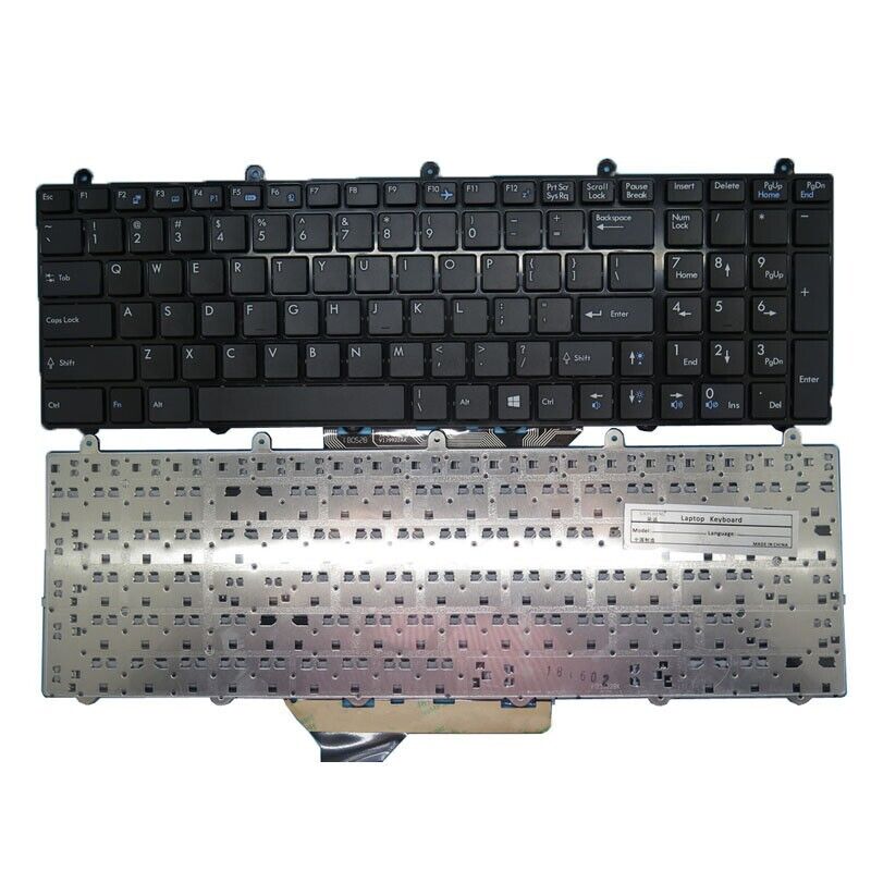 NO Backlit US Keyboard For MSI GT70 2OC 2OD 2PC 2PE 2QD MS-1762 MS-1763 English