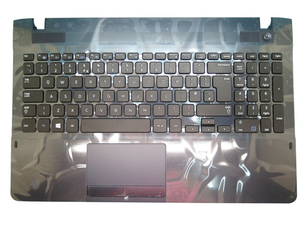 Laptop UK Keyboard Palmrest For Samsung NP270E5J 270E5J Upper Case Touchpad New