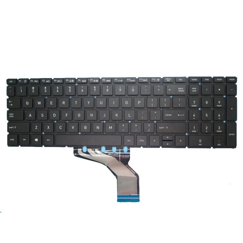 Laptop Keyboard For HP 250 G7 255 G7 256 G7 Without Frame Black United States US