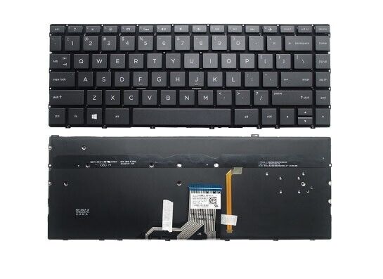 Laptop US Keyboard For HP For ENVY 13-AH 13-AH0000 With Backlight Black