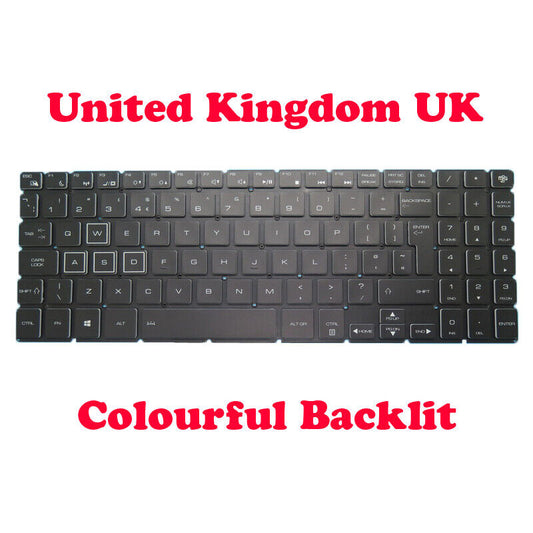 UK Backlit Keyboard For Gigabyte AORUS 15-SA 15-WA 15-XA AORUS 15-SA-7UK0250W