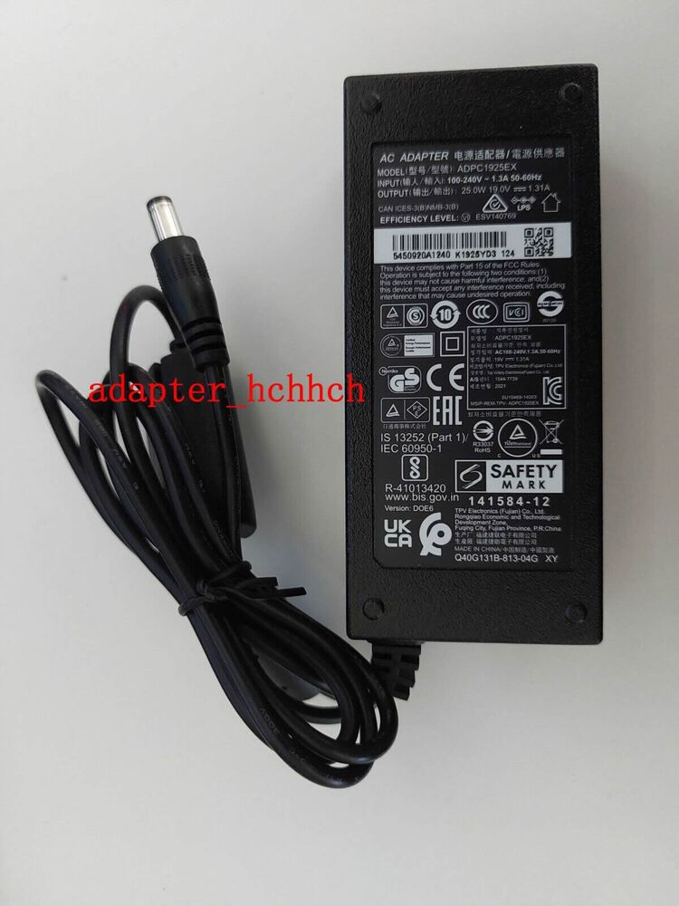 New Original AOC I2281F/I2281FW/I2481FX/I2481FXH Monitor ADPC1925EX Adapter&Cord