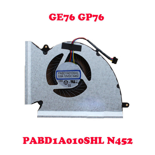 GPU FAN For MSI GP76 Leopard GE76 Raider PABD1A010SHL-N452 N452 MS-17K2 MS-17K3