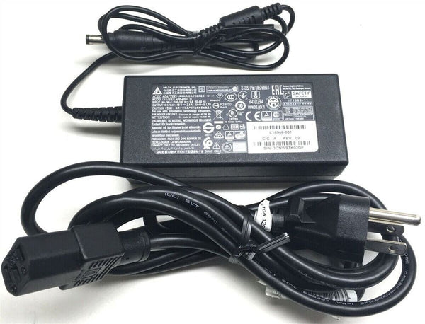 New Original OEM Delta 19V 2.1A AC Adapter&Cord for HP 27M/9UP91AA LED Monitor