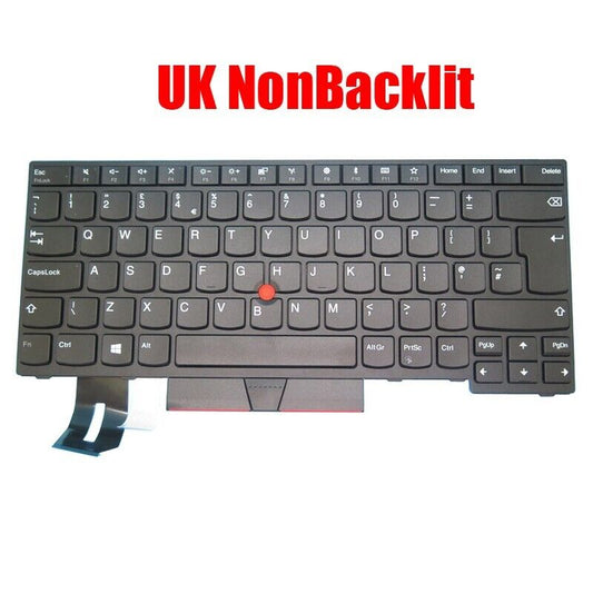 UK Keyboard For ThinkPad E480 E485 L480 L380 E490 E495 T490 01YP508 01YP428 New