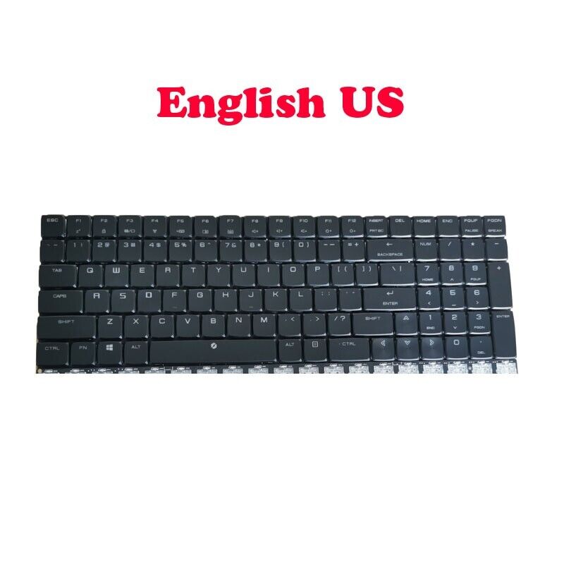 Laptop With Backlit Keyboard For Tongfang GM5AG8W English US