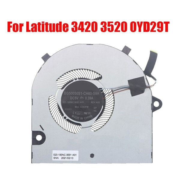Laptop CPU Fan For DELL Latitude 5320 0CJCNP CJCNP DFS5K122141612 FN6Y 5V 0.5A