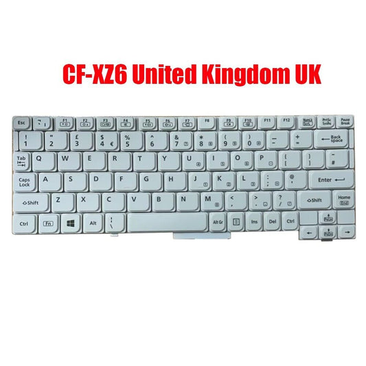 UK Keyboard For Panasonic Let's note CF-XZ6 HMB8360CPA10 01A United Kingdom