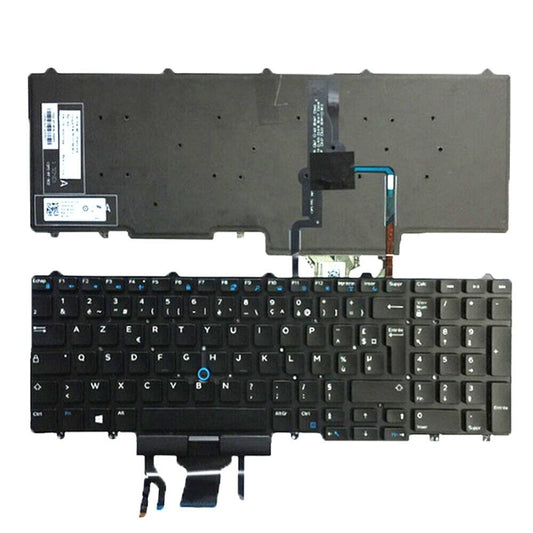 FR Keyboard For DELL Latitude 5580 5590 5591 E5550 5550 E5570 3510 3520 3530 New