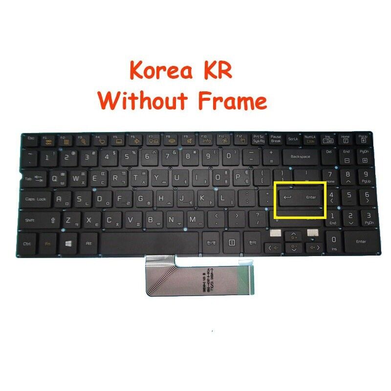 Keyboard For LG 15N540 15ND540 SG-59030-XRA SN5840 AEW73429831 Black Korea KR