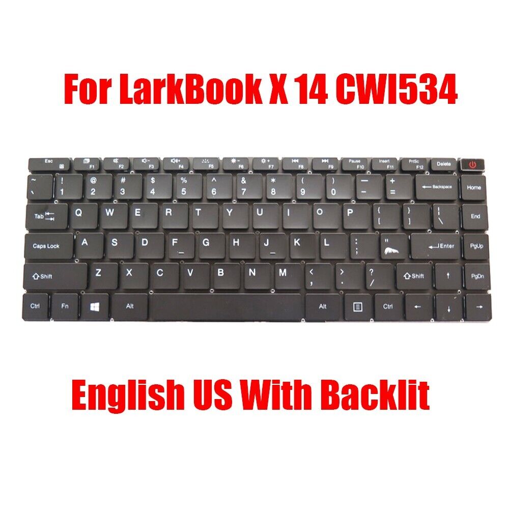 US Laptop Keyboard For Chuwi LarkBook X 14 CWI534 XK-HS333 MB30019003 English