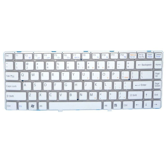 English US Laptop Keyboard For SONY VPCEA VPC-EA 148792421 White Without Frame